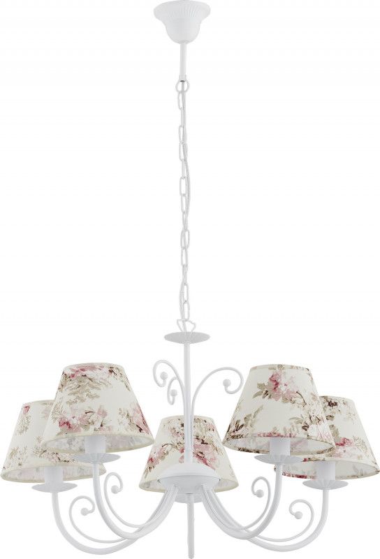 TK Lighting Rosa White TK374 dětský závěsný lustr - obrázek 1