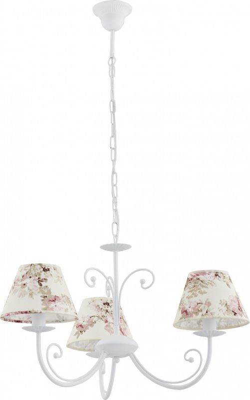 TK Lighting Rosa White TK373 dětský závěsný lustr - obrázek 1