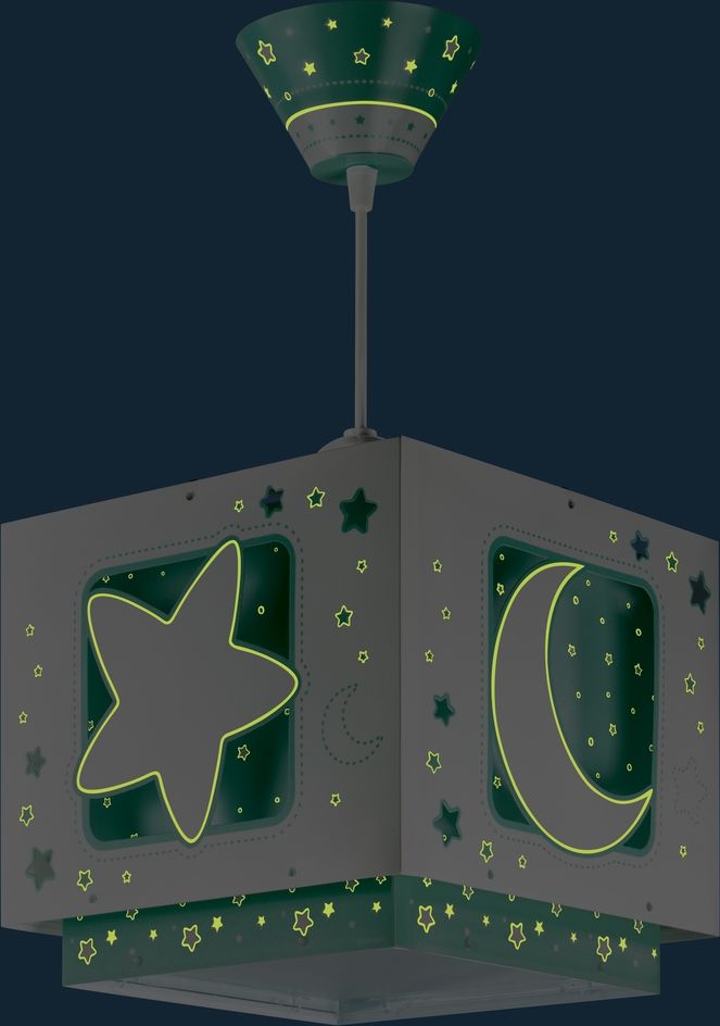 Dalber Moon Light Green 63232H dětské závěsné svítidlo - obrázek 4