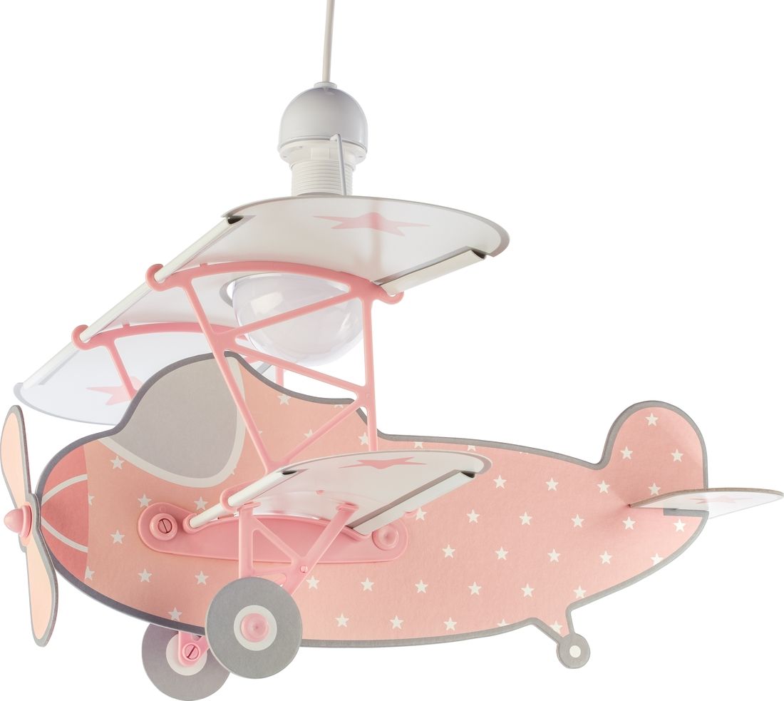 Dalber Star Plane Pink 54212S dětské závěsné svítidlo - obrázek 1