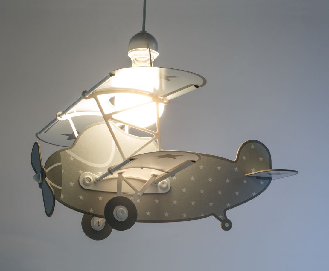 Dalber Star Plane Grey 54212E dětské závěsné svítidlo - obrázek 2