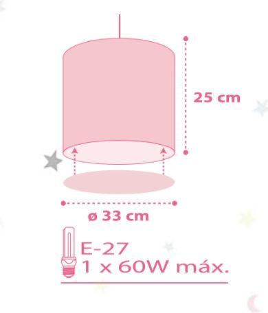 Dalber Unicorns 42432 dětské závěsné svítidlo - obrázek 4