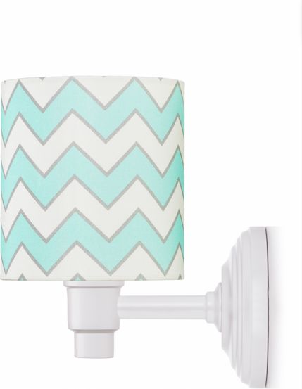 Lamps & Company Mint chewron dětské nástěnné svítidlo - obrázek 1