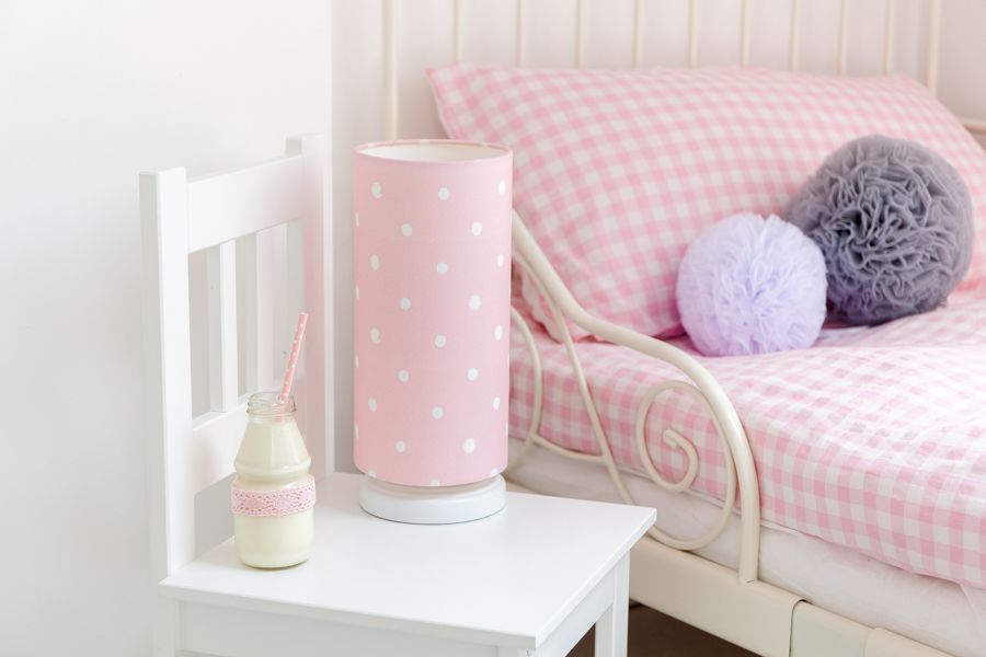 Lamps & Company Lovely Dots Pink dětská stolní lampička - obrázek 2