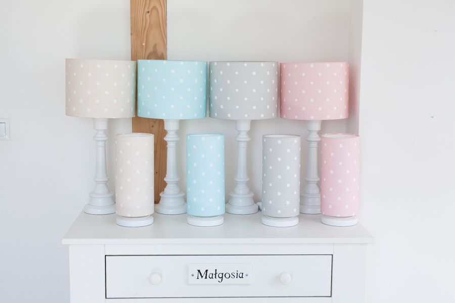 Lamps & Company Lovely Dots Pink dětská stolní lampička - obrázek 3