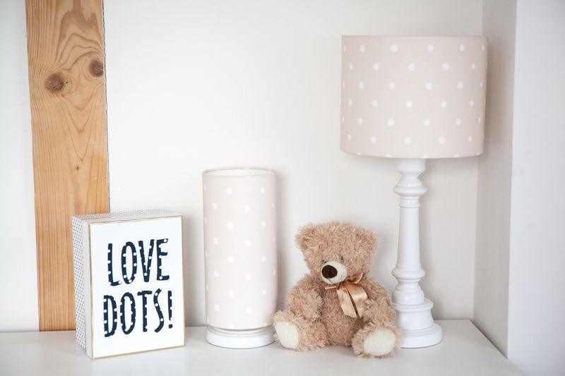Lamps & Company Lovely Dots Beige dětská stolní lampička - obrázek 3