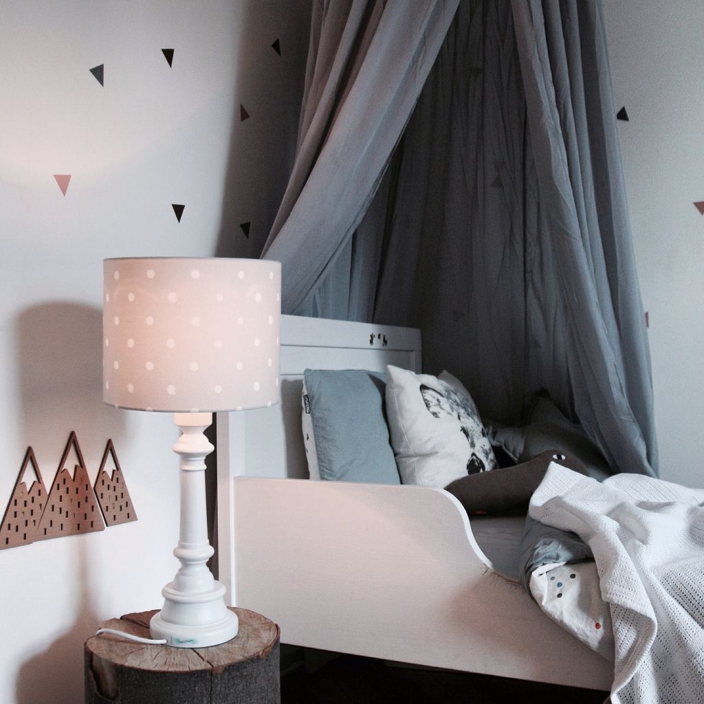 Lamps & Company Lovely Dots Grey dětská stolní lampa - obrázek 4