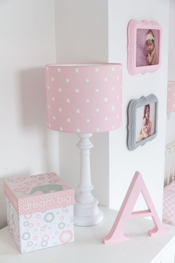 Lamps & Company Lovely Dots Pink dětská stolní lampa - obrázek 3