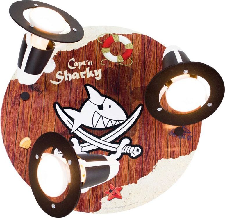 Elobra Capt'n Sharky Rondell 130865 dětské nástěnné svítidlo - obrázek 1