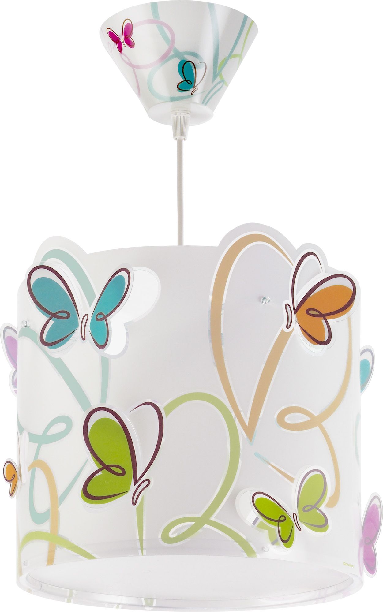 Dalber Butterfly 62142 dětské závěsné svítidlo - obrázek 1