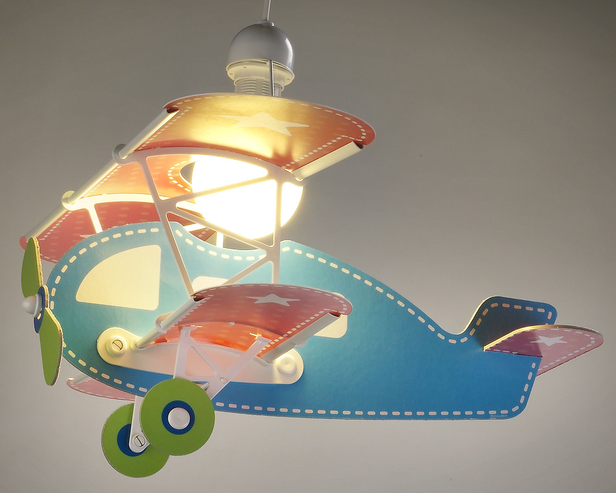 Dalber Baby Planes Blue 54002 dětské závěsné svítidlo - obrázek 2