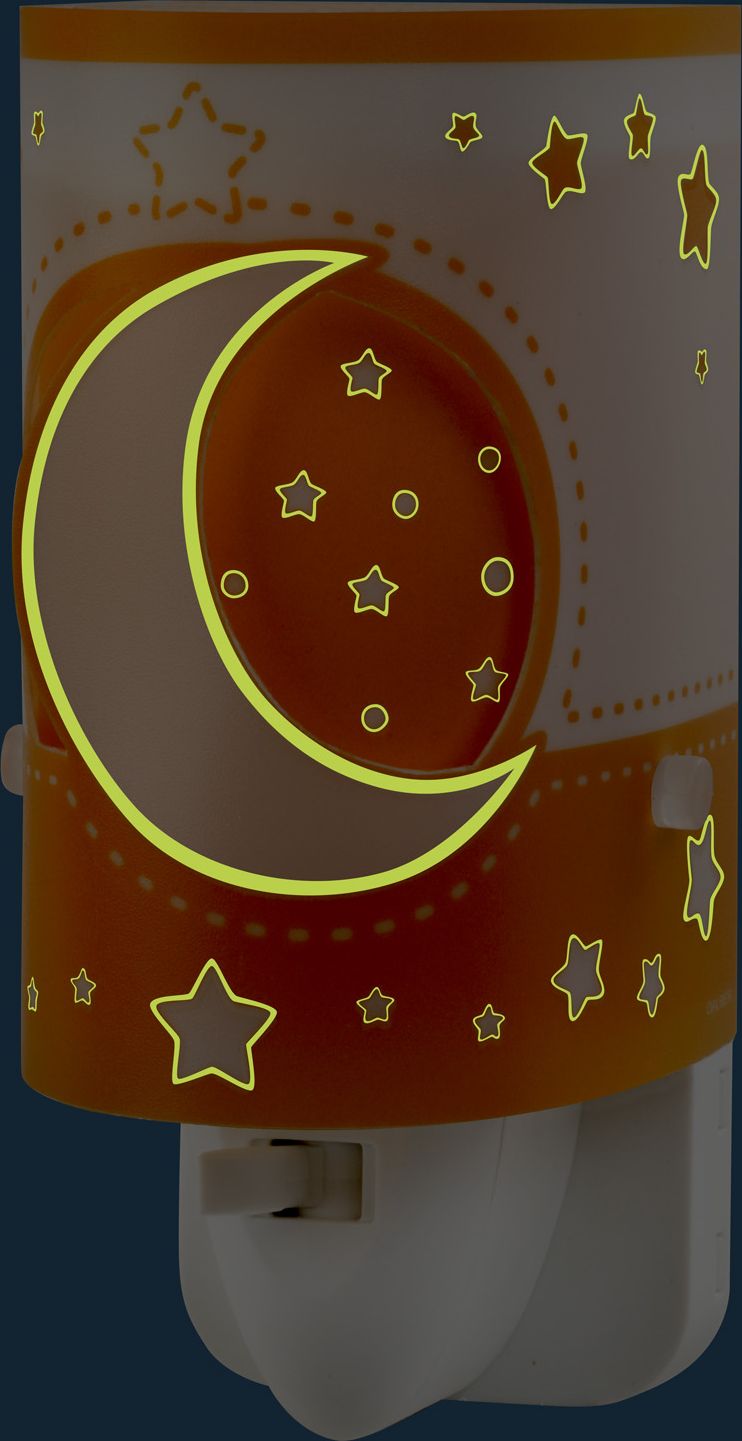 Dalber Moon Light Orange 63235LJ dětské orientační svítidlo - obrázek 2