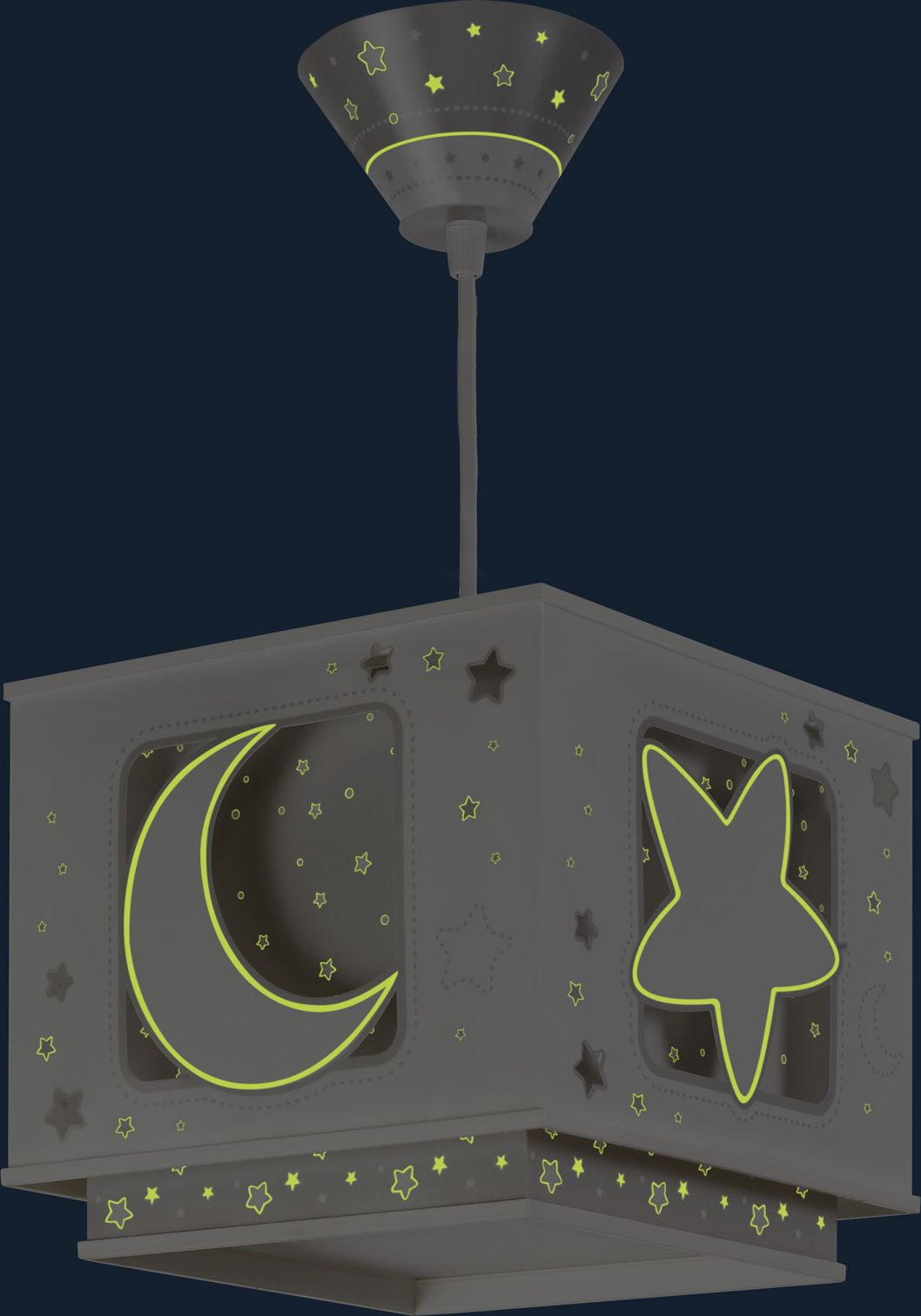Dalber Moon Light Gray 63232E dětské závěsné svítidlo - obrázek 4