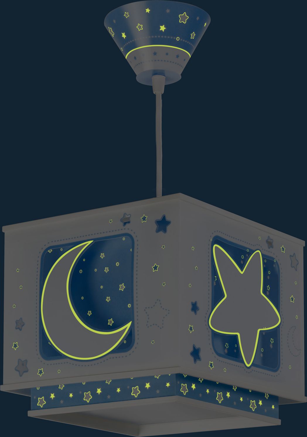Dalber Moon Light Blue 63232T dětské závěsné svítidlo - obrázek 4