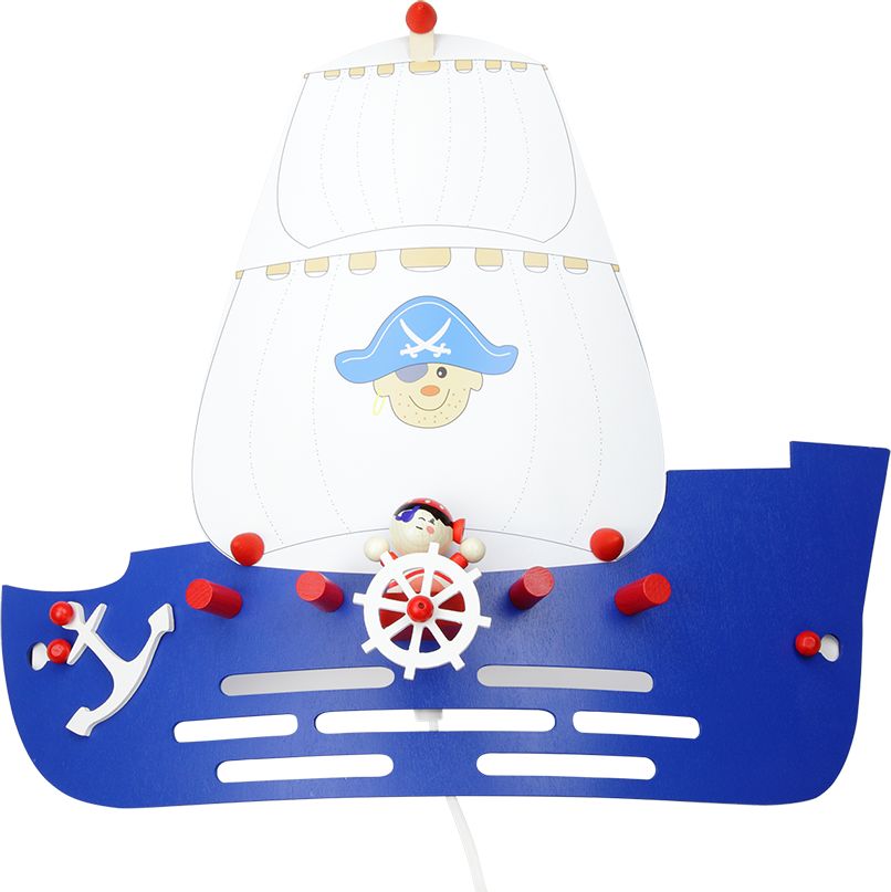 Elobra Pirátská loď 125793 dětské nástěnné svítidlo - obrázek 1