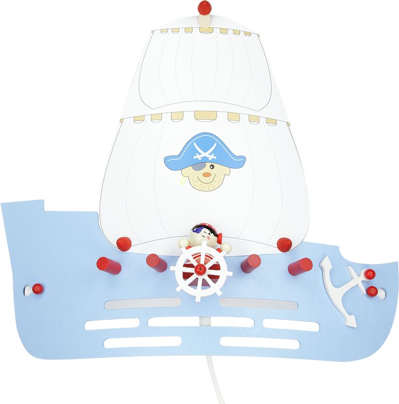 Elobra Pirátská loď 125809 dětské nástěnné svítidlo - obrázek 1