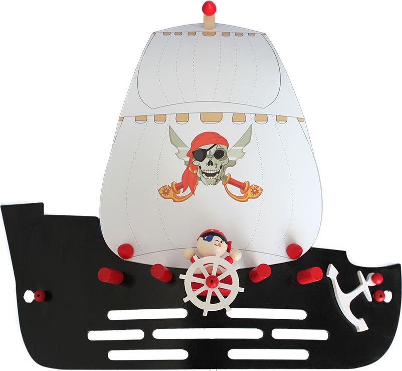 Elobra Pirátská loď 127124 dětské nástěnné svítidlo - obrázek 1