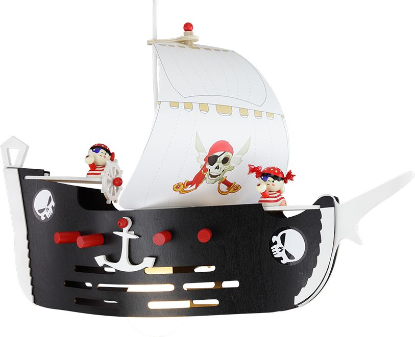 Elobra Pirátská loď 127148 dětské závěsné svítidlo - obrázek 1
