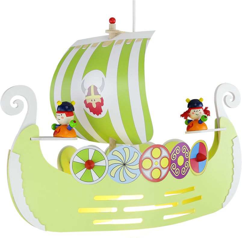 Elobra Vikingská loď 125700 dětské závěsné svítidlo - obrázek 1