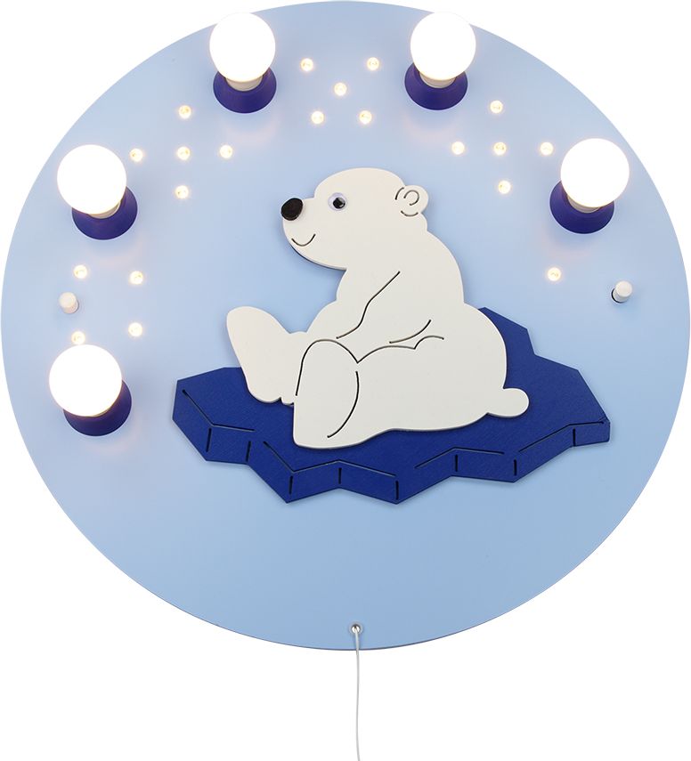 Elobra Lední medvěd 124260 dětské nástěnné svítidlo - obrázek 1