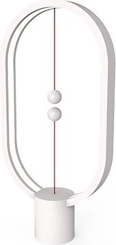 Allocacoc Heng Balance Lamp Plastic Ellipse USB, bílá lampička - obrázek 1