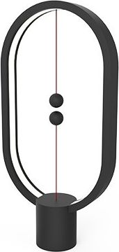 Allocacoc Heng Balance Lamp Plastic Ellipse USB, černá lampička - obrázek 1