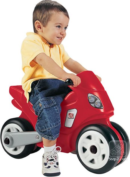 STEP2 Odrážedlo Motorka červená - obrázek 1