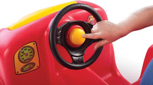 STEP2 Vozítko Buggy červené s vodící tyčí - obrázek 5
