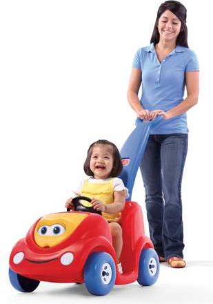 STEP2 Vozítko Buggy červené s vodící tyčí - obrázek 6