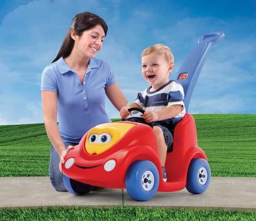 STEP2 Vozítko Buggy červené s vodící tyčí - obrázek 7