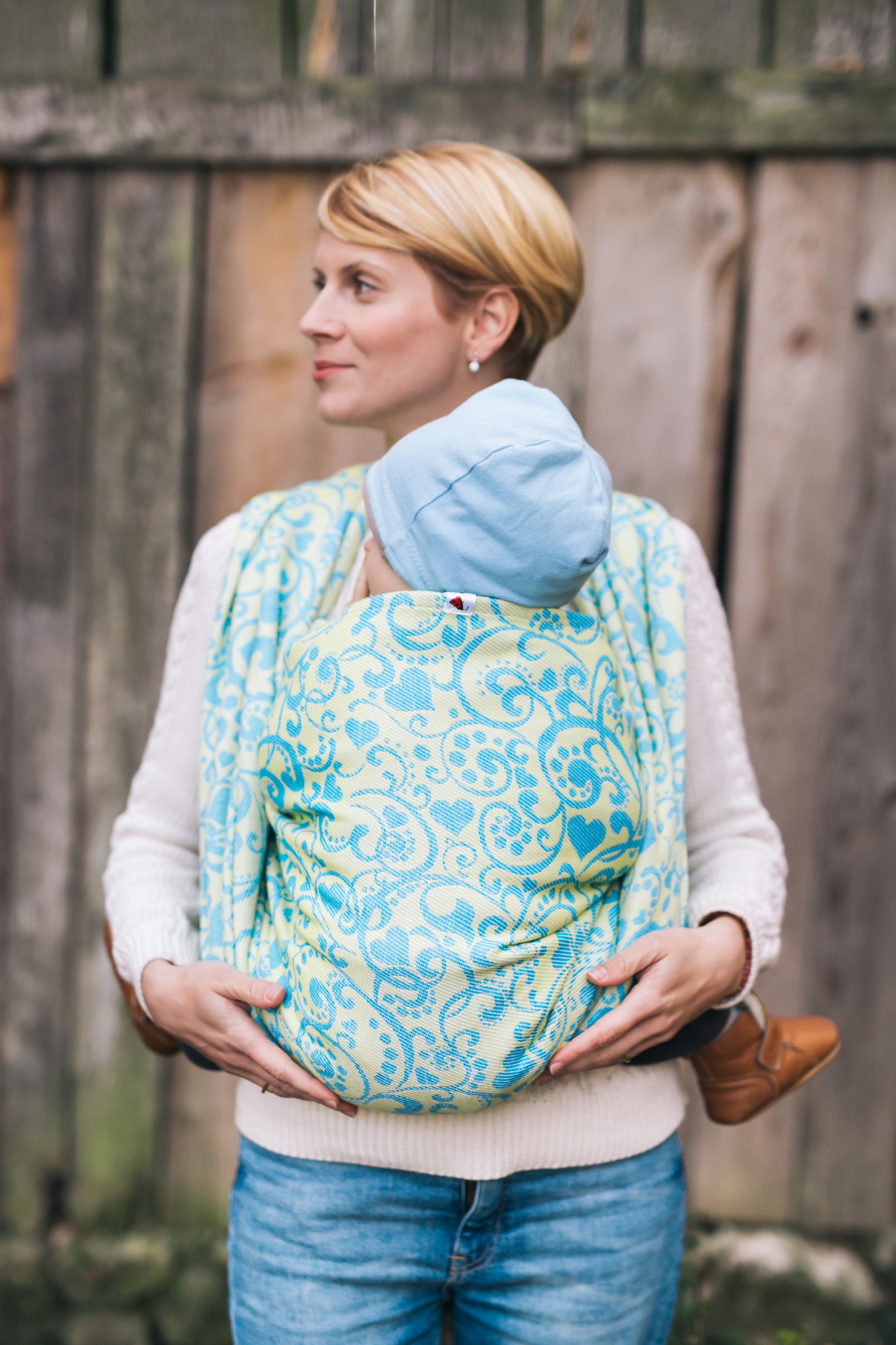 Be Lenka Ring Sling Lenka Harmonie - žlutá - obrázek 1