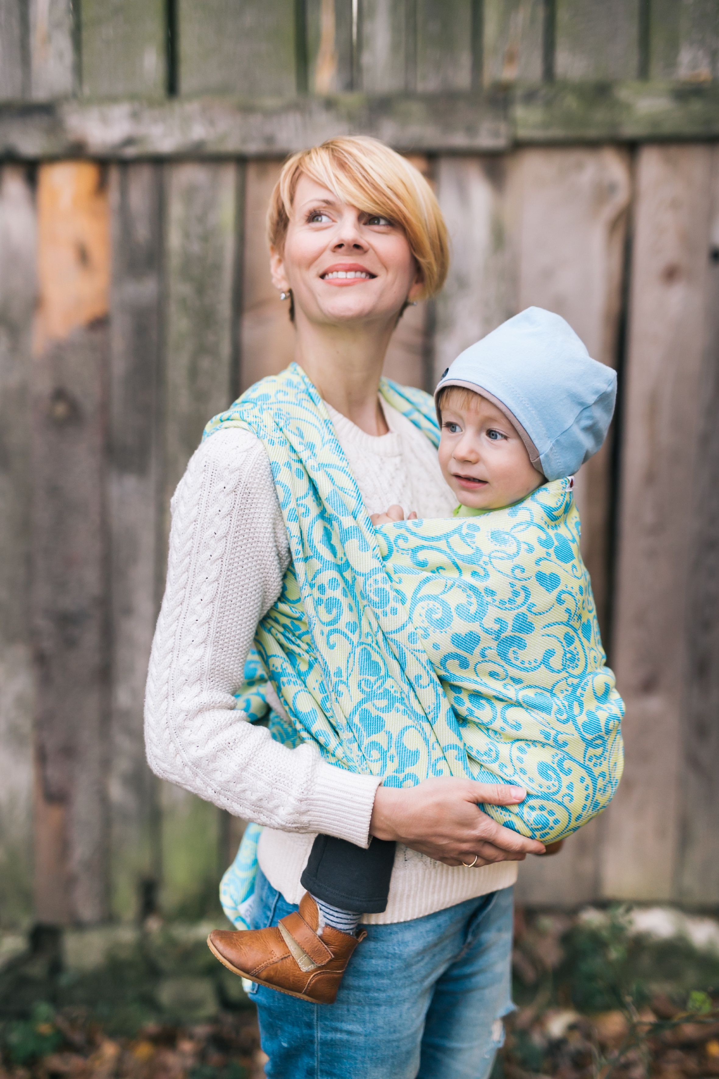 Be Lenka Ring Sling Lenka Harmonie - žlutá - obrázek 3