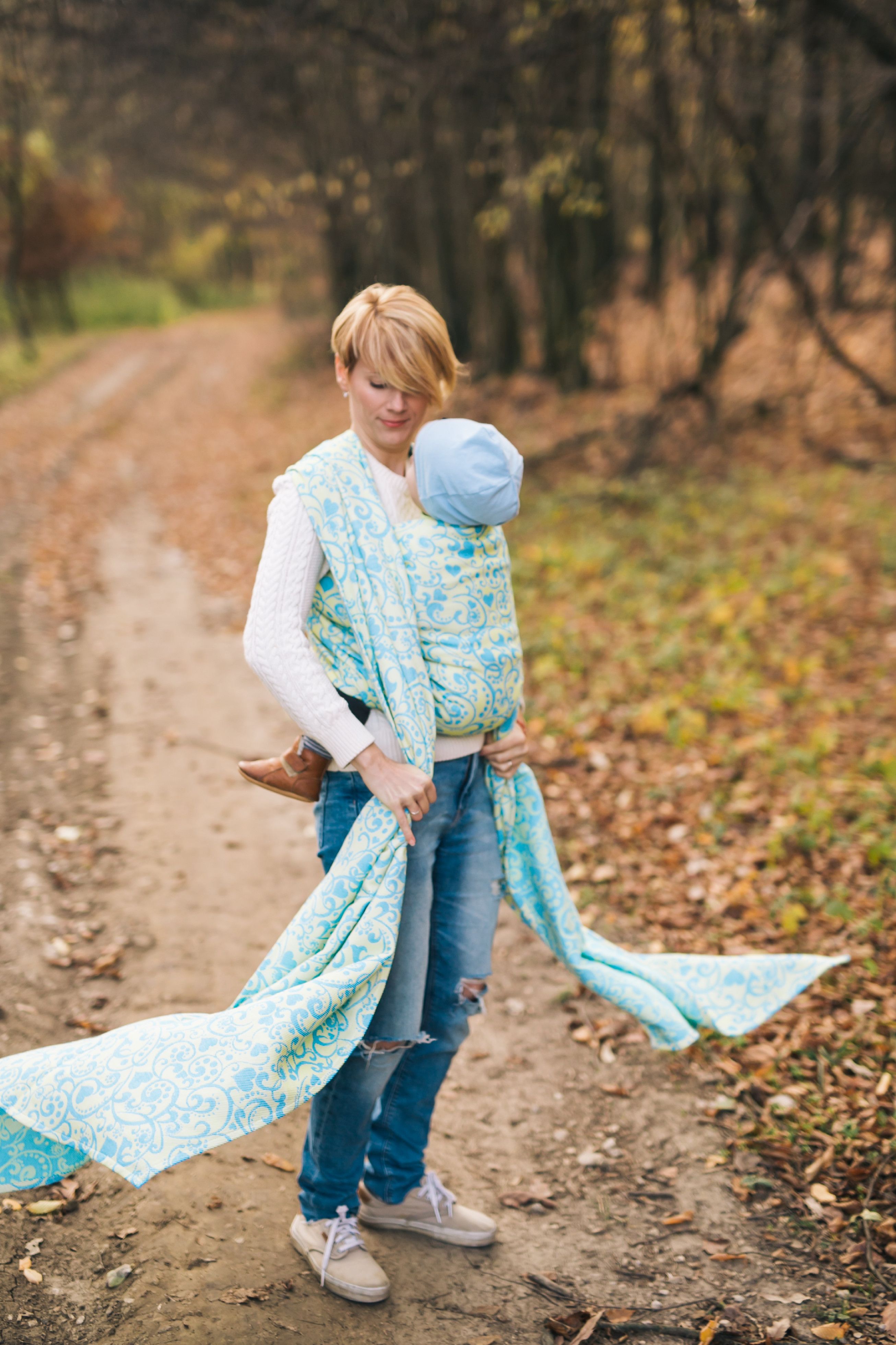 Be Lenka Ring Sling Lenka Harmonie - žlutá - obrázek 6