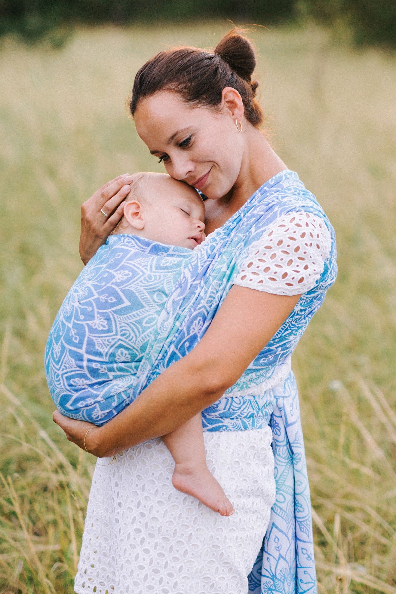 Be Lenka Šátek Lenka Mandala - modrá Velikost: 5,2 m - obrázek 1