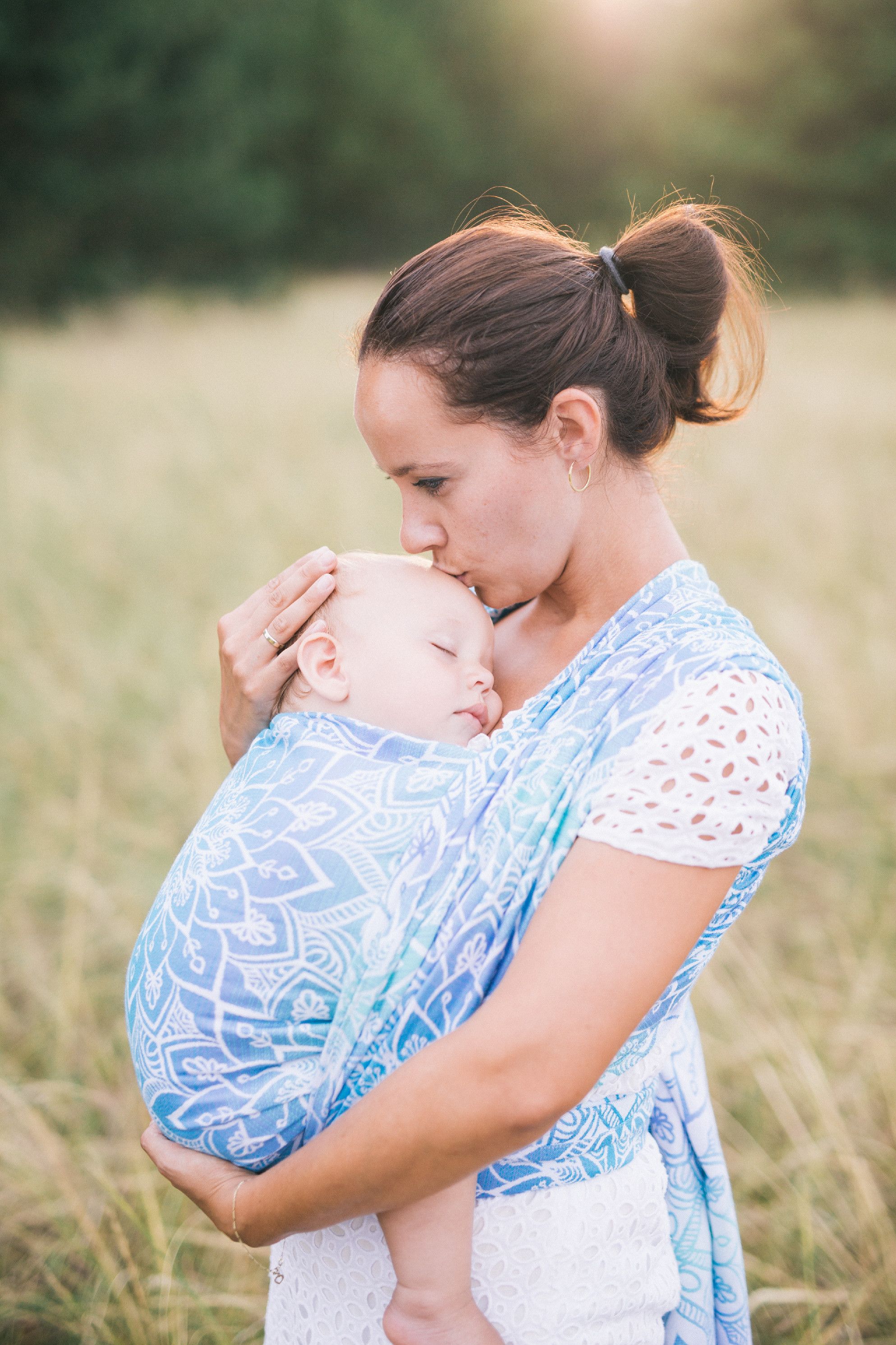 Be Lenka Šátek Lenka Mandala - modrá Velikost: 5,2 m - obrázek 2