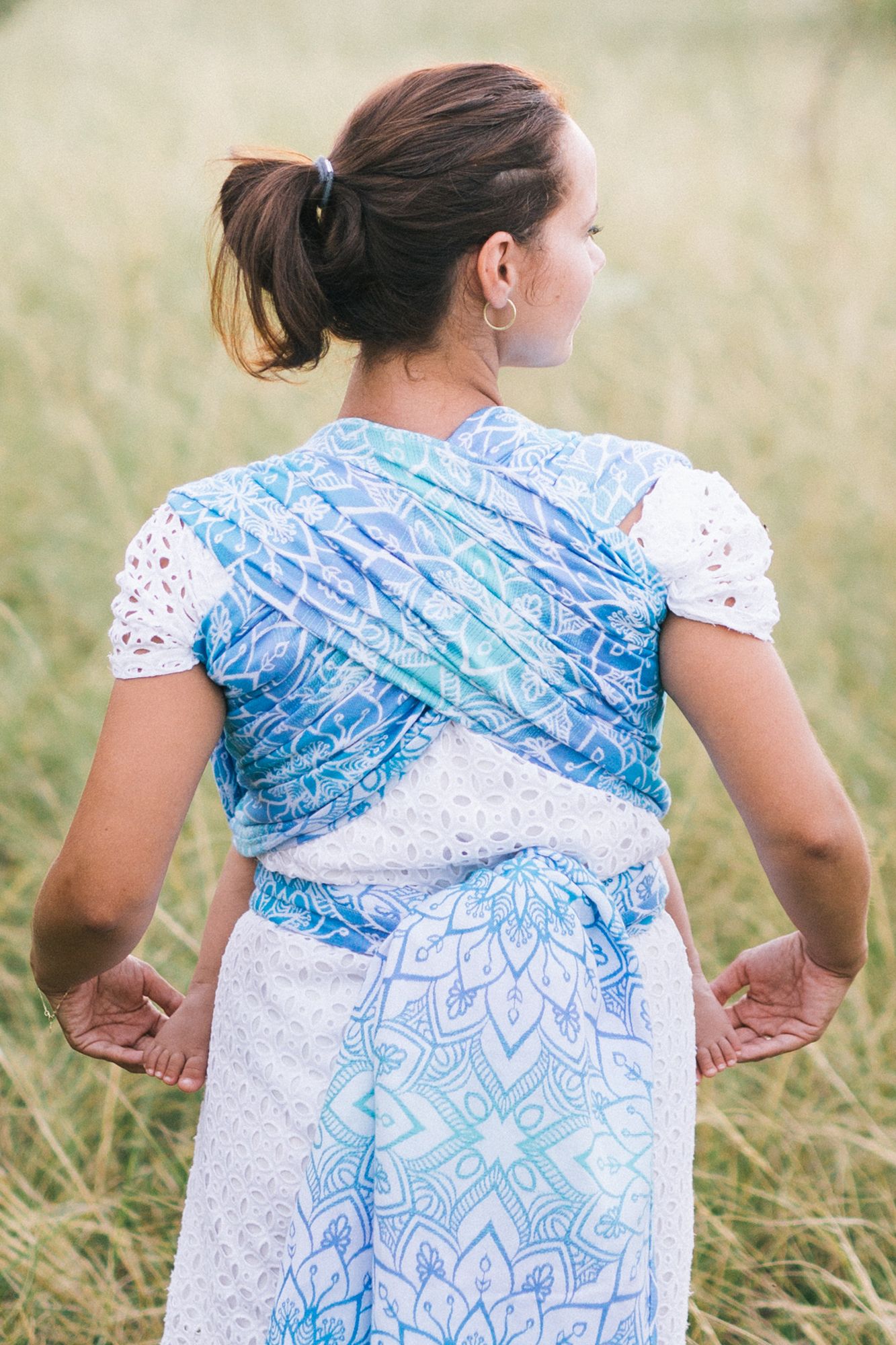 Be Lenka Šátek Lenka Mandala - modrá Velikost: 5,2 m - obrázek 3