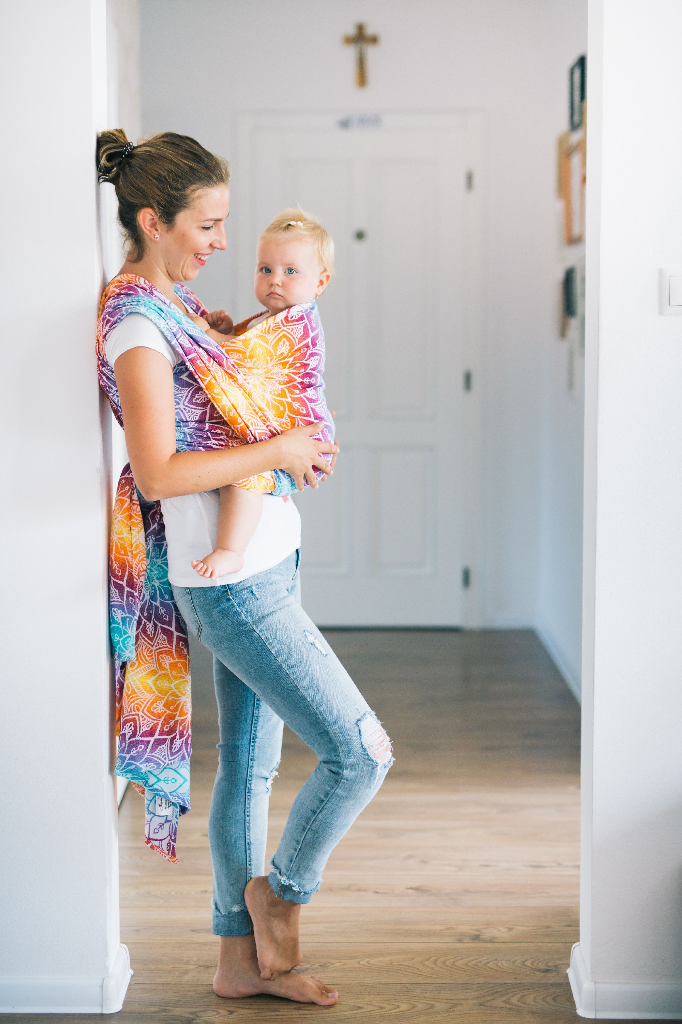 Be Lenka Šátek Lenka Mandala - dúhová Velikost: 5,2 m - obrázek 2
