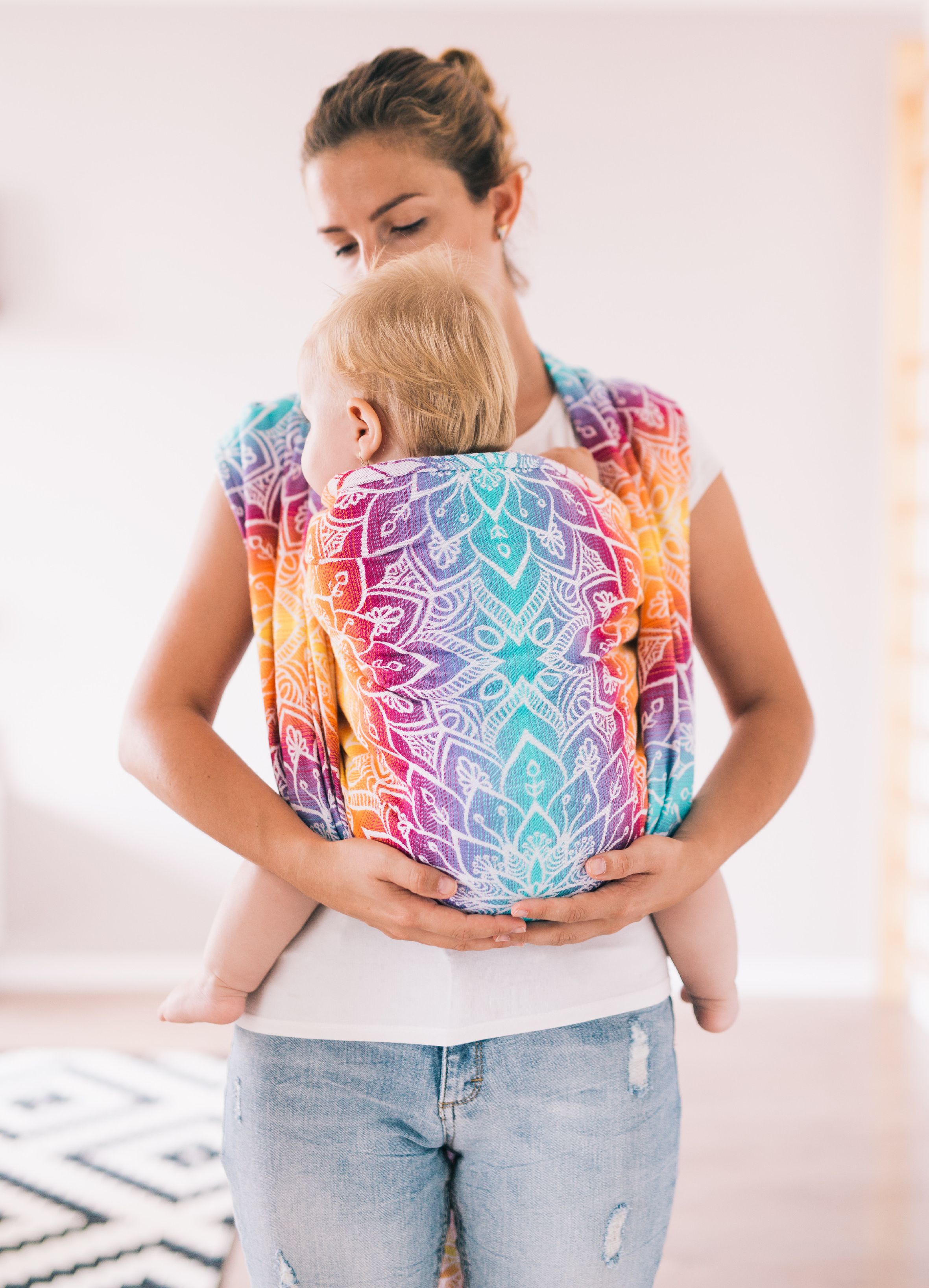 Be Lenka Šátek Lenka Mandala - dúhová Velikost: 5,2 m - obrázek 4