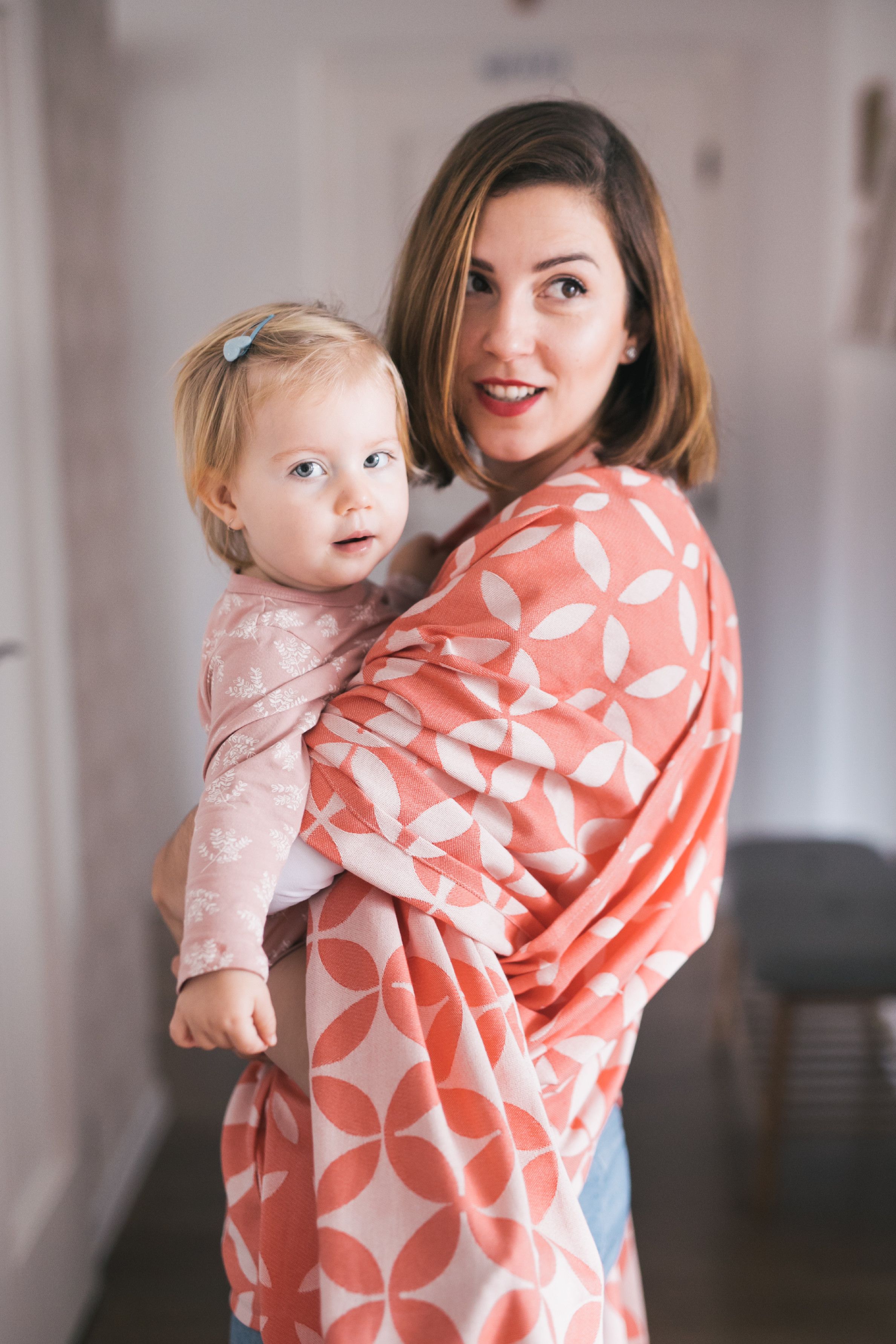 Be Lenka Šátek Lenka Classic - Peach Velikost: 3,6 m - obrázek 4