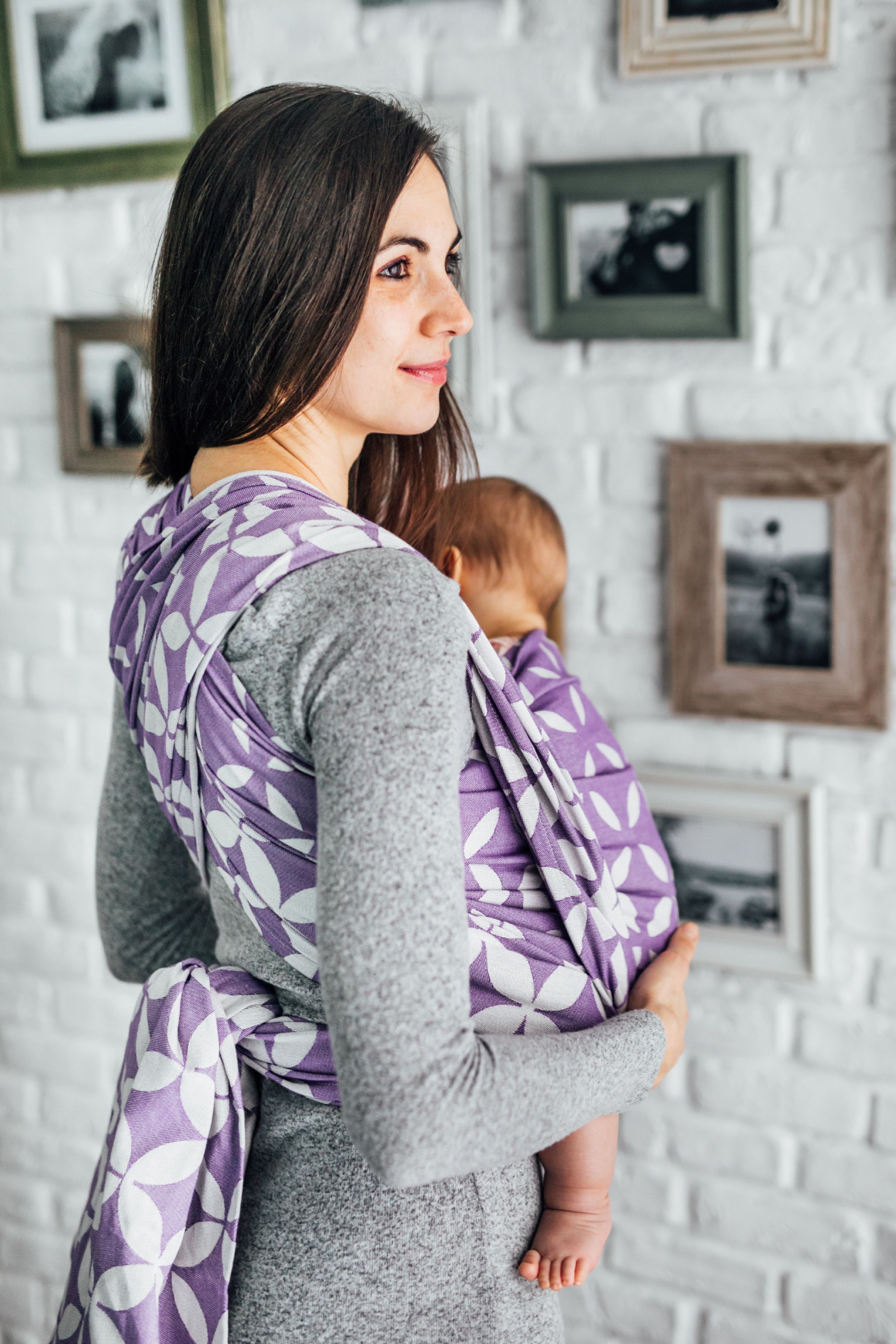 Be Lenka Šátek Lenka Classic - Purple Velikost: 4,2 m - obrázek 1