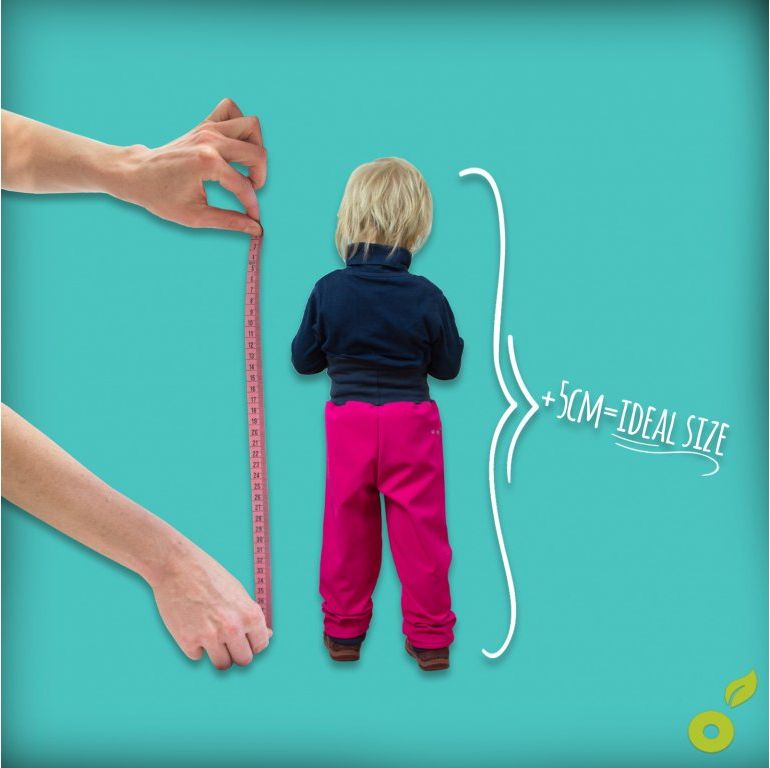 UNUO SOFTSHELLOVÉ KALHOTY S FLEECEM FUCHSIOVÉ + REFLEXNÍ OBRÁZEK EVŽEN Velikost: 104/110 - obrázek 2