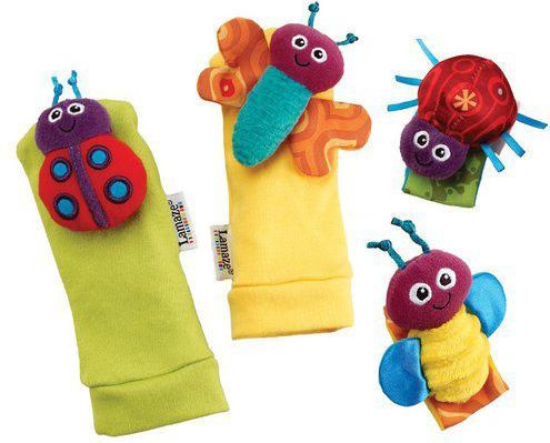 LAMAZE Chrastící ponožky a náramky – nové - obrázek 1
