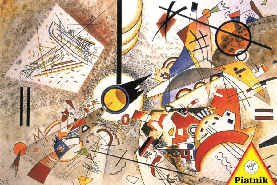 PIATNIK Puzzle Chaotický akvarel 1923, 1000 dílků - obrázek 1