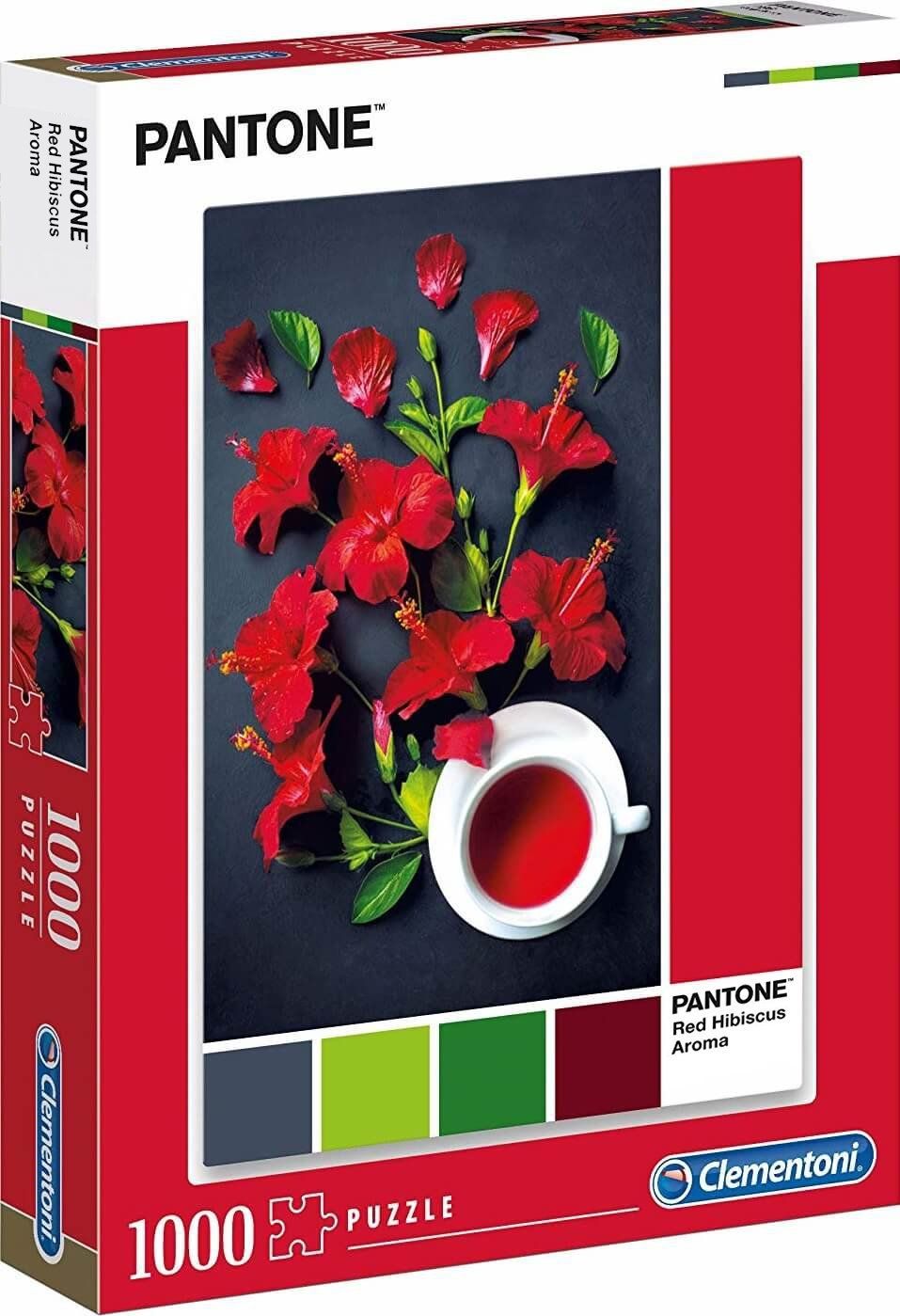 CLEMENTONI Puzzle Pantone: Aroma červeného ibišku 1000 dílků - obrázek 2
