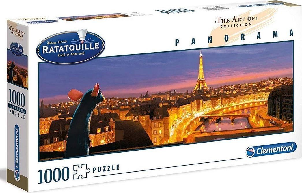 CLEMENTONI Panoramatické puzzle Ratatouille 1000 dílků - obrázek 2