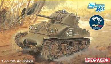 DRAGON Model Kit tank 6740 - M4 Sherman ""Composite Hull"" PTO w/Magic Track (Smart Kit) (1:35) - obrázek 1