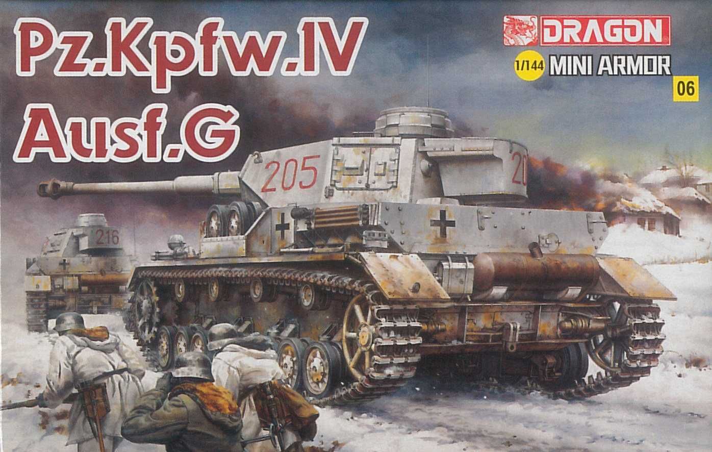 DRAGON Model Kit tank 14110 - Pz.IV Ausf.G (1:144) - obrázek 1