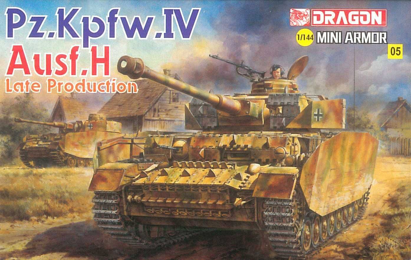 DRAGON Model Kit tank 14108 - Pz.IV Ausf.H (1:144) - obrázek 1