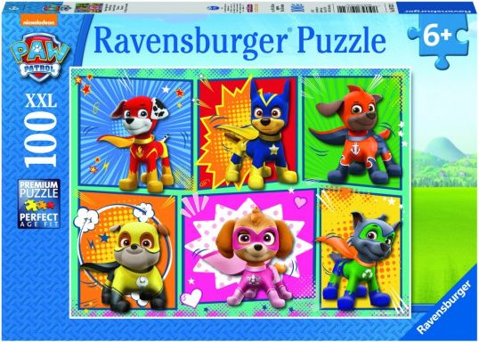 RAVENSBURGER Puzzle Tlapková patrola: Týmová práce XXL 100 dílků - obrázek 1