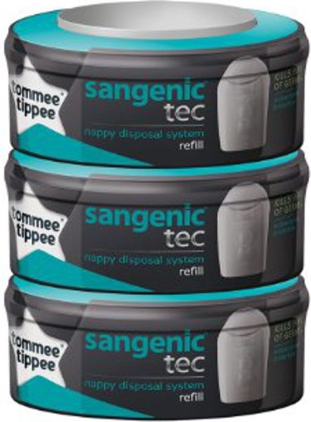 Sangenic náplně Nursey Tommee Tippee 3ks Bílá - obrázek 1